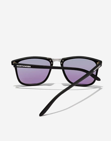 Occhiali da sole Northweek SHELTER MATTE BLACK - GREEN POLARIZED