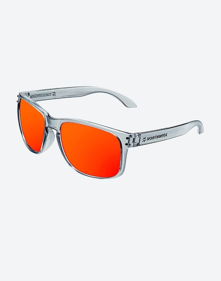 Gafas de sol Northweek BOLD BRIGHT GREY - RED POLARIZED
