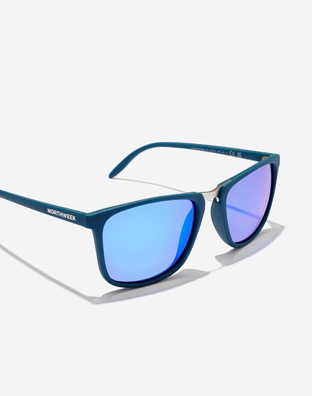 Sonnenbrille Northweek SHELTER MATTE DARK BLUE - BLUE POLARIZED