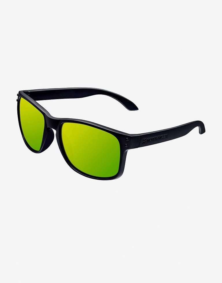 Sunglasses Northweek BOLD MATTE BLACK - GOLD POLARIZED