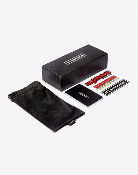 Sunglasses Northweek BOLD - POLARIZED MATTE TRANSPARENT MIRROR SKY