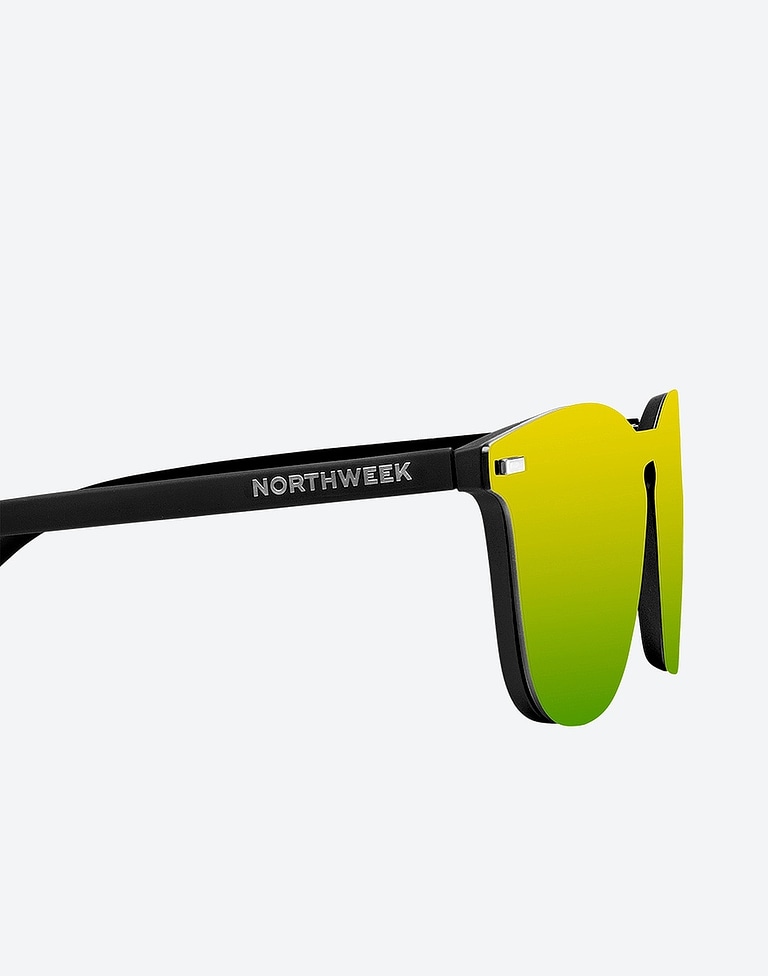 Occhiali da sole Northweek WALL PHANTOM MATTE BLACK - GOLD POLARIZED