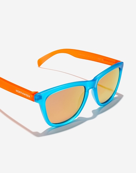 Gafas de sol Northweek NORTHWEEK KIDS SMOKY BLUE - ORANGE