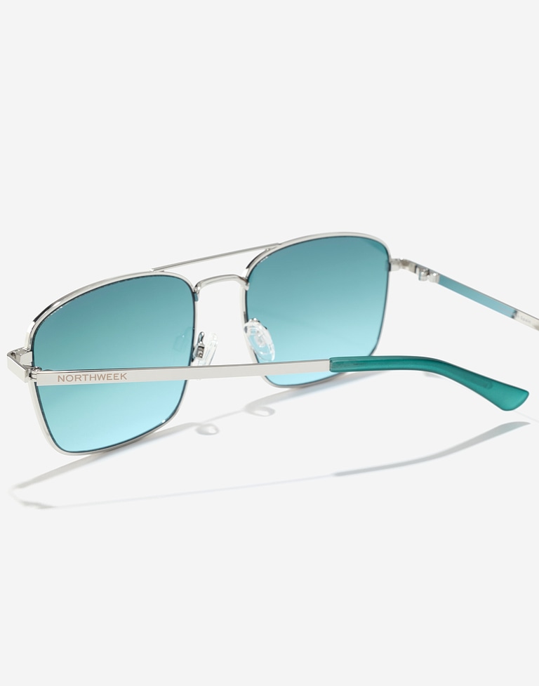 Sunglasses NORTHWEEK PIT - SILVER BLACK TO BLUE