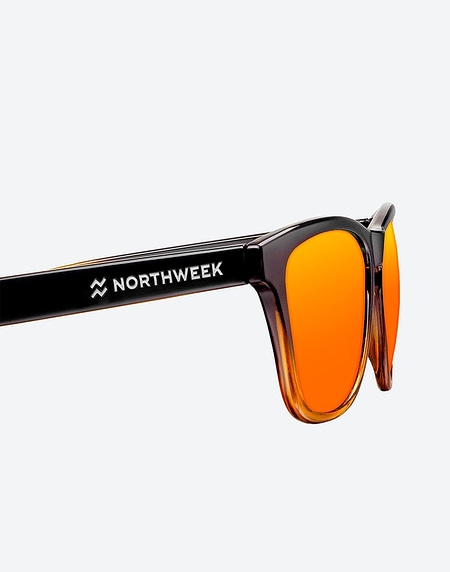 Oculos de sol Northweek GRADIANT BLACK/ORANGE - ORANGE POLARIZED