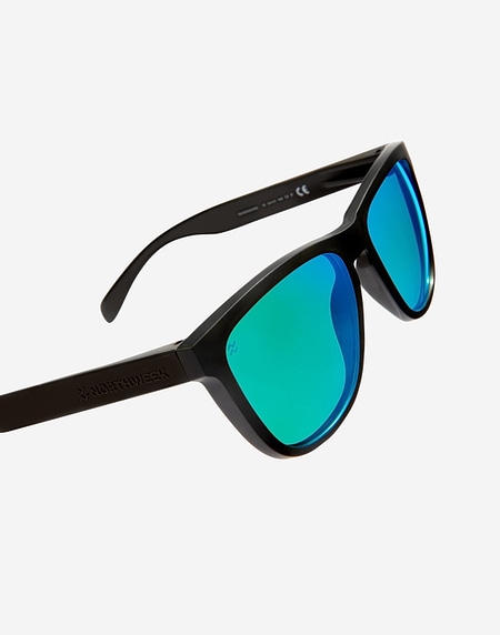 Gafas de sol Northweek REGULAR MATTE BLACK - EMERALD