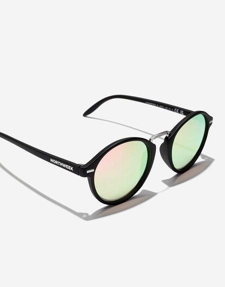 Occhiali da sole Northweek VESCA MATTE BLACK - ROSE GOLD POLARIZED