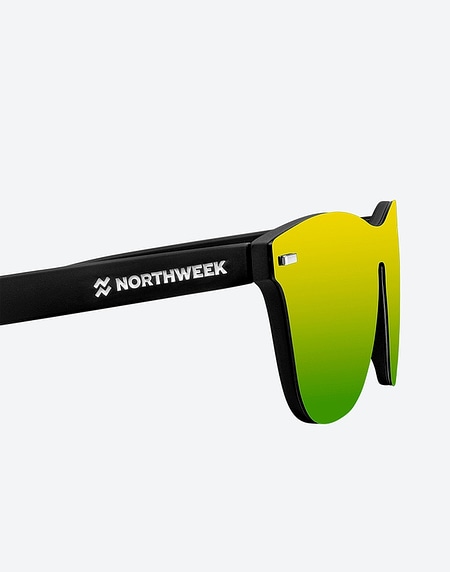 Sonnenbrille Northweek REGULAR PHANTOM BLACK - GOLD POLARIZED