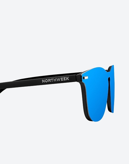Sonnenbrille Northweek WALL PHANTOM MATTE BLACK - BLUE POLARIZED