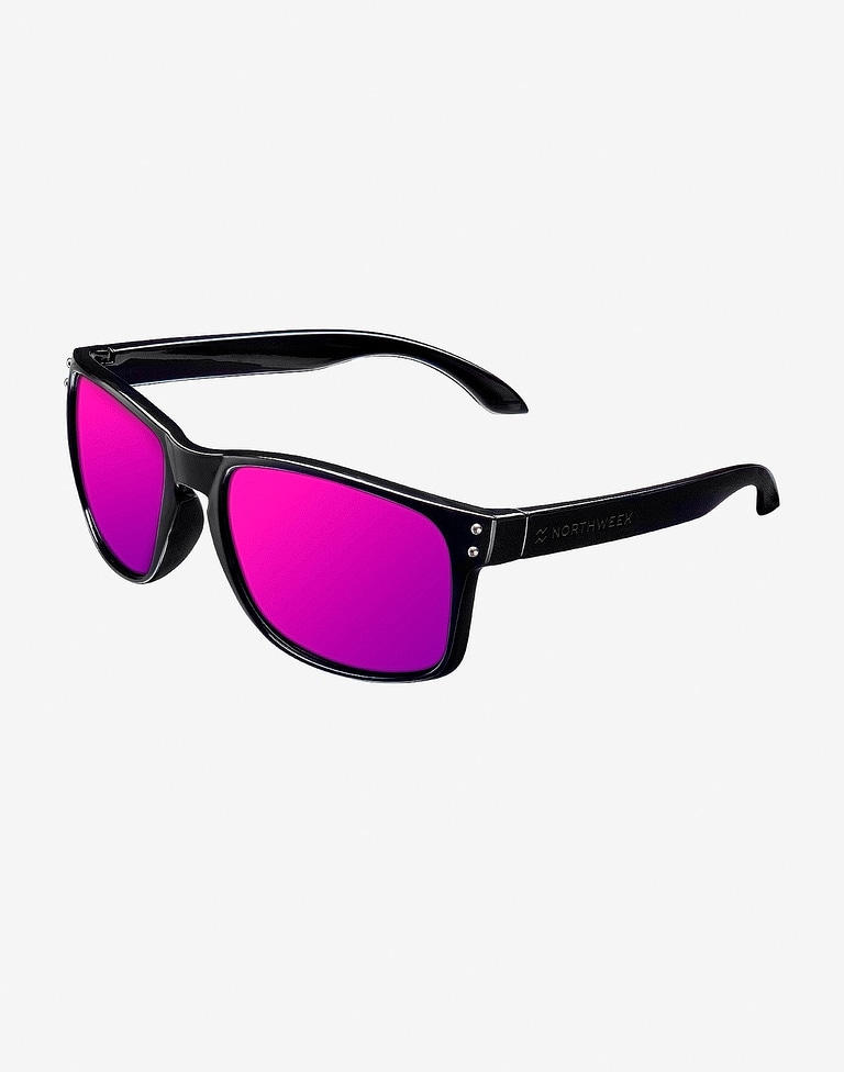 Lunettes de soleil Northweek BOLD SHINE BLACK - PURPLE POLARIZED