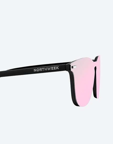 Oculos de sol Northweek WALL PHANTOM BLACK - ROSE GOLD POLARIZED
