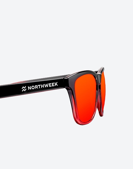 Lunettes de soleil Northweek GRADIANT BLACK & RED - RED POLARIZED