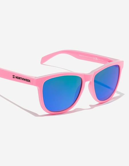 Sonnenbrille Northweek REGULAR MATTE PINK - ICE BLUE POLARIZED