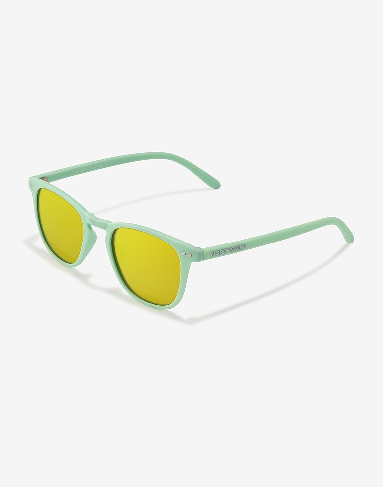Lunettes de soleil Northweek WALL MINT GREEN - GOLD POLARIZED