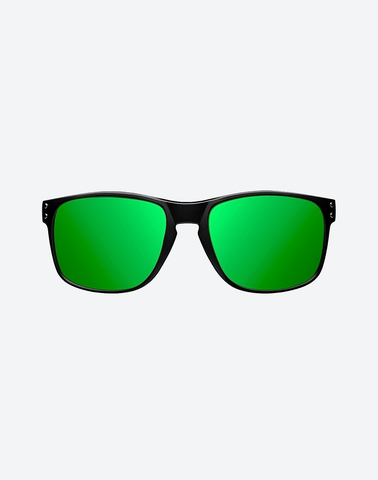 Sonnenbrille Northweek BOLD MATTE BLACK - GREEN POLARIZED