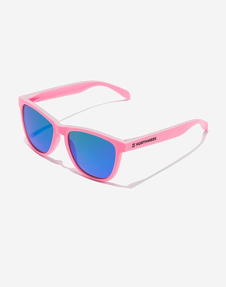 Sonnenbrille Northweek REGULAR MATTE PINK - ICE BLUE POLARIZED