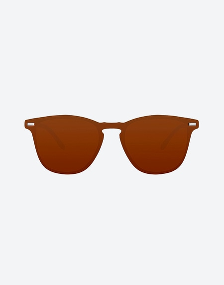 Sonnenbrille Northweek WALL PHANTOM MATTE BLACK - AMBAR POLARIZED