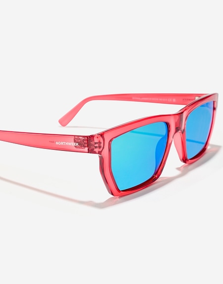 Sunglasses NORTHWEEK PRISM - POLARIZED FUCSIA CLEAR BLUE