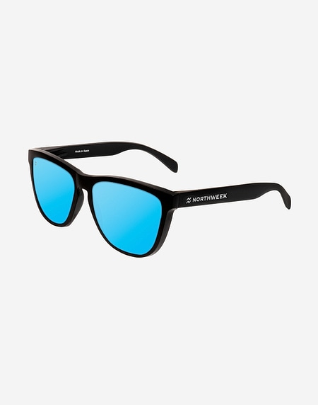Oculos de sol Northweek REGULAR MATTE BLACK - BLUE CHROME