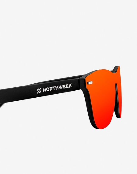 Lunettes de soleil Northweek REGULAR PHANTOM BLACK - RED POLARIZED