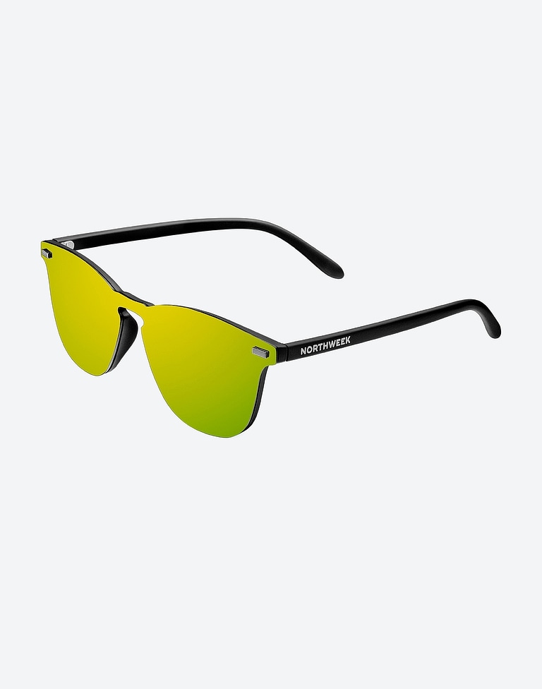 Sunglasses Northweek WALL PHANTOM MATTE BLACK - GOLD POLARIZED