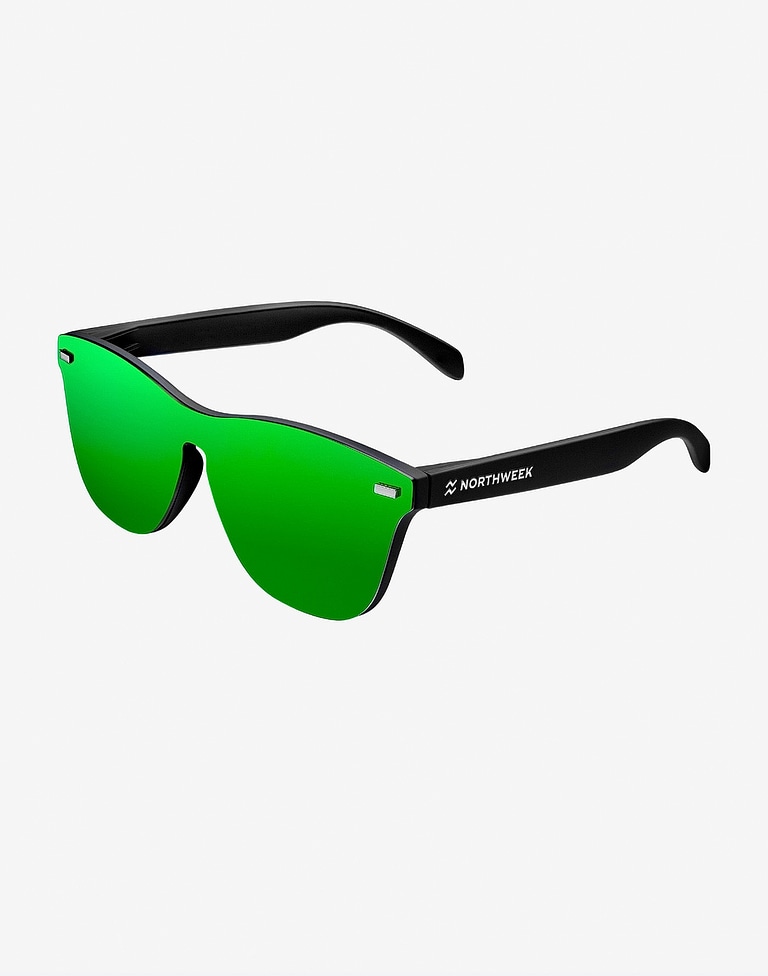Sunglasses Northweek REGULAR PHANTOM BLACK - GREEN POLARIZED