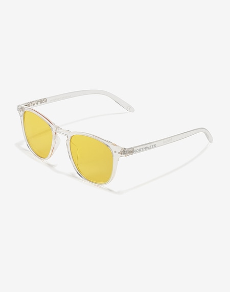 Gafas de sol Northweek WALL BRIGHT WHITE - TRANSPARENT YELLOW POLARIZED