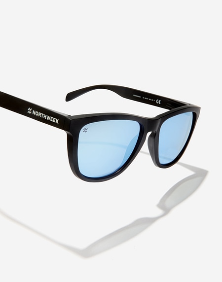 Occhiali da sole Northweek REGULAR MATTE BLACK - BLUE CHROME
