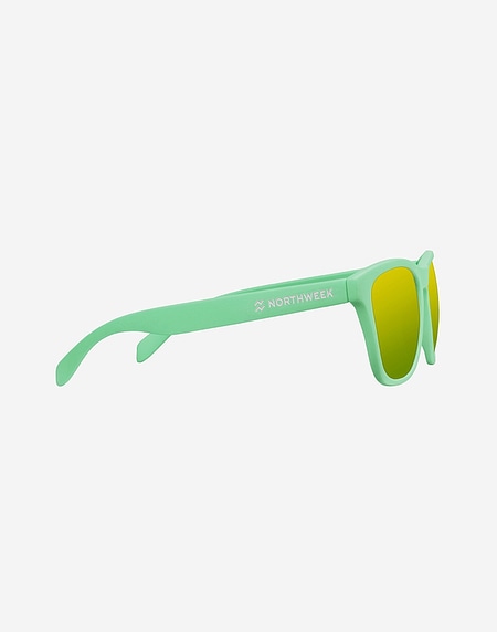 Occhiali da sole Northweek REGULAR MATTE MINT GREEN - GOLD POLARIZED