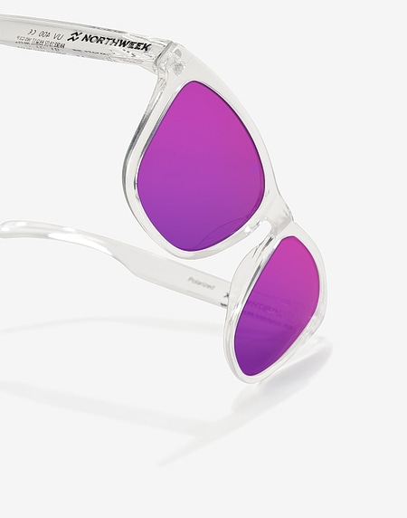 Gafas de sol Northweek REGULAR BRIGHT WHITE - PURPLE POLARIZED